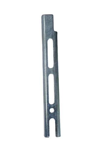 Dual slot steel equalizer stopper plate for handbrake cable tension balancing.
