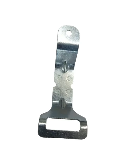 Steel canister stay bracket for fuel emission canister mounting in vehicles.