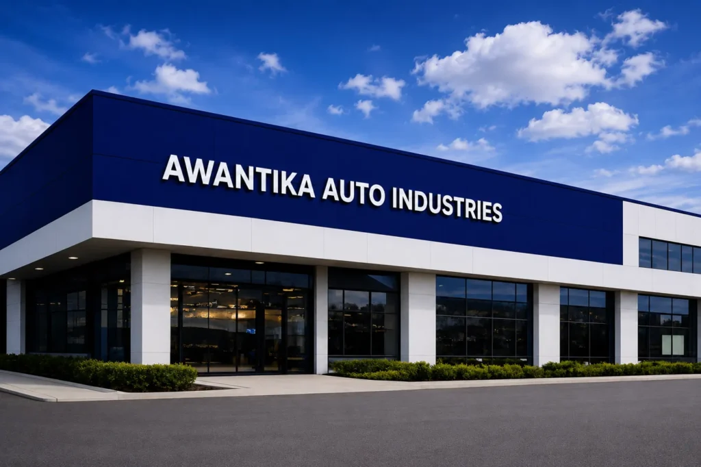 Awantika Auto Industries manufacturing plant building in Ludhiana Punjab.